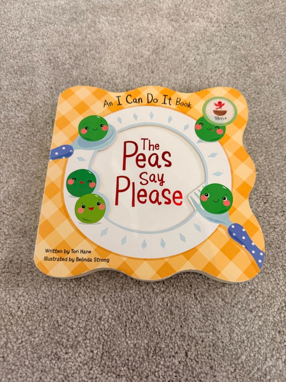 The Peas Say Please Board Book - Yellow & Green